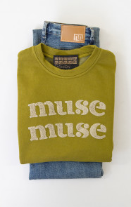 The Musthaves Muse Muse Sweater Olive Green
