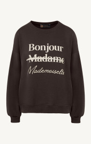 The Musthaves Bonjour Mademoiselle Sweater Choco