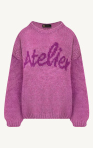 The Musthaves Knitted Atelier Trui Mauve