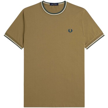Fred Perry T-shirt Korte Mouw  Fp Twin Tipped T-Shirt