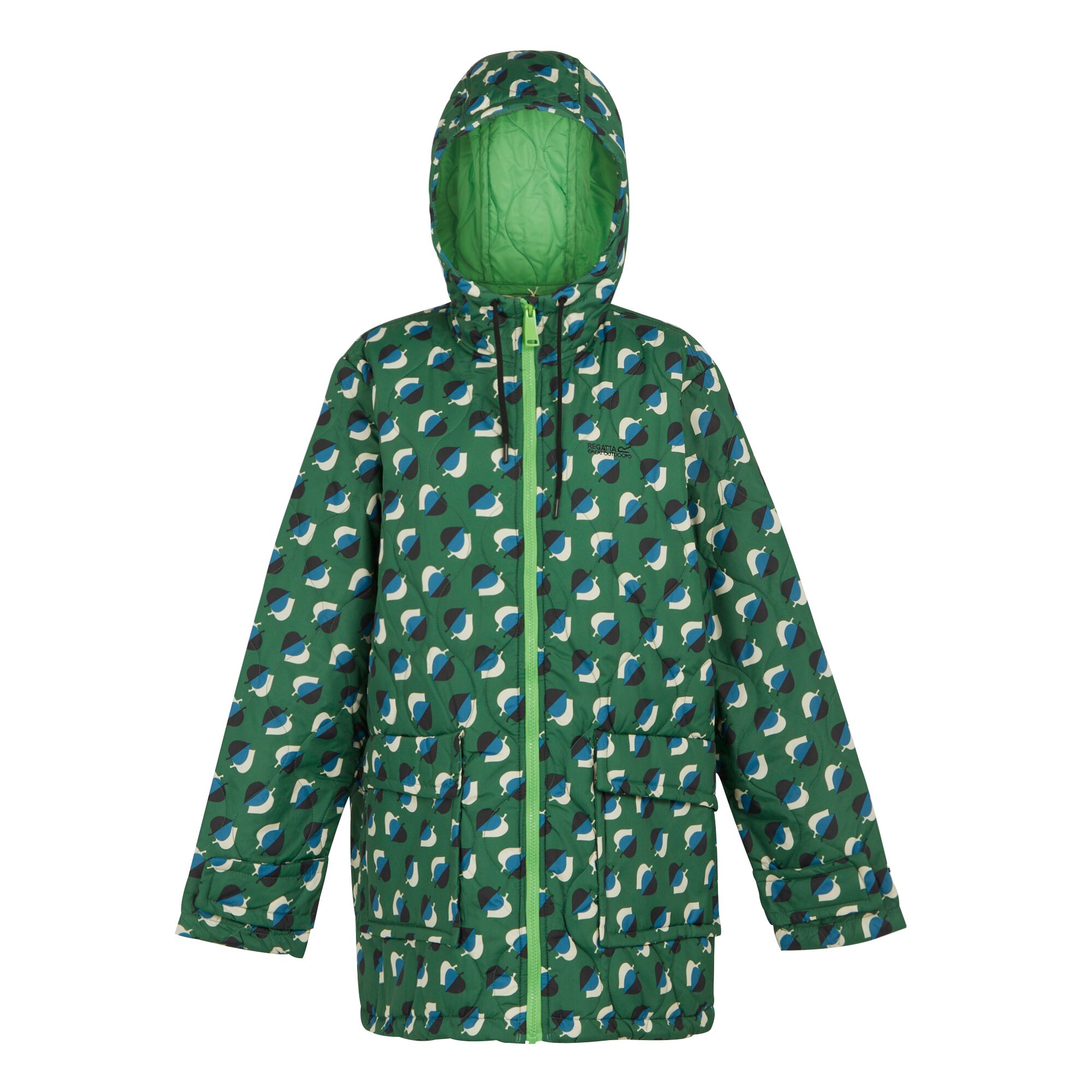 Regatta Dames orla kiely elm leaf gewatteerd halflang jasje