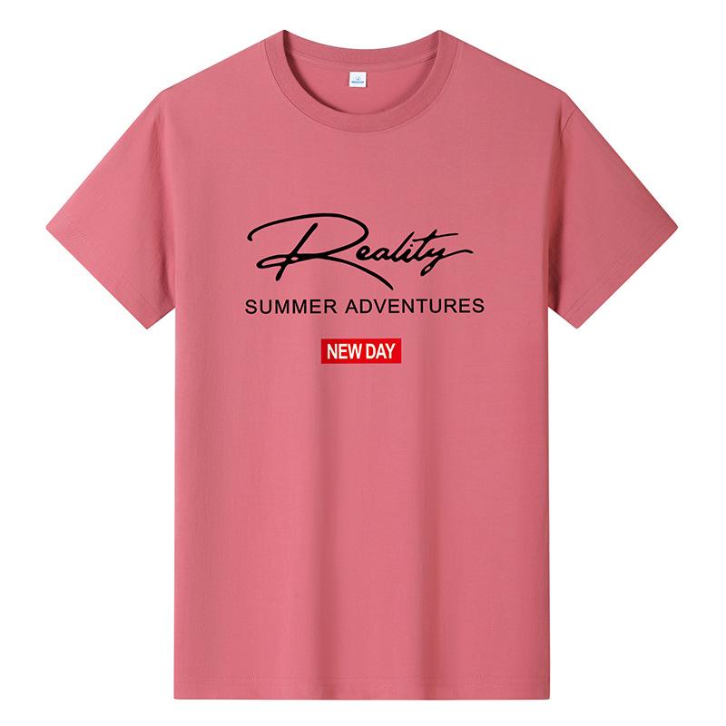 Bistrota Groot formaat puur katoenen heren T-shirt met korte mouwen voor jongens 6XL