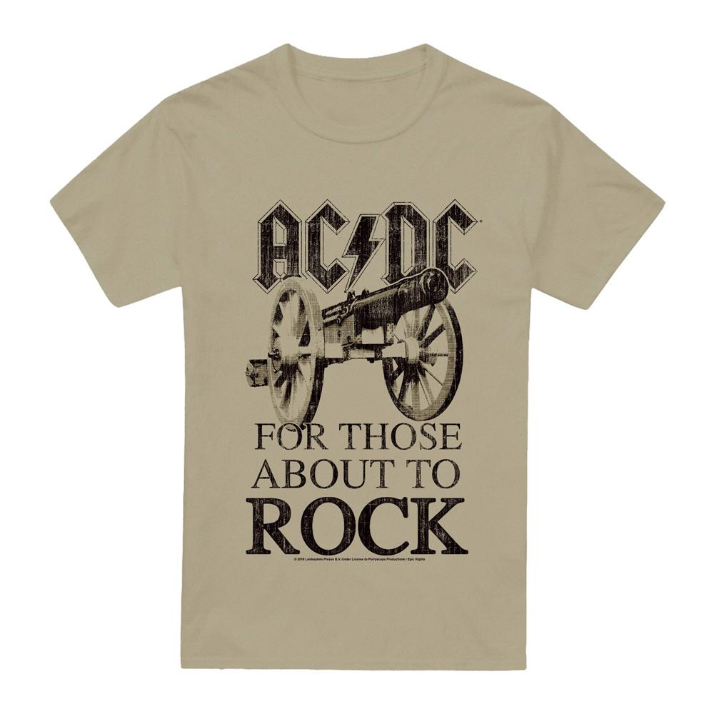AC/DC Mens For Those About To Rock T-Shirt L