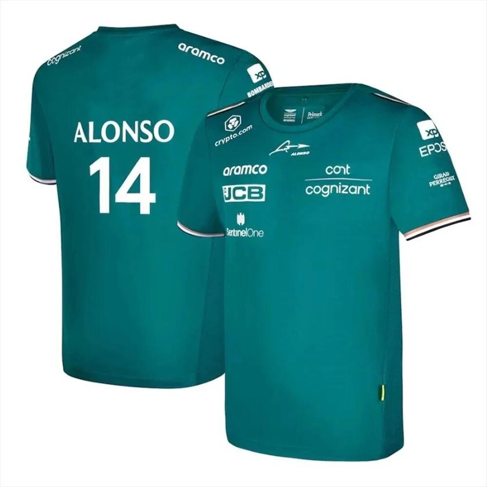 ETST41 New Men T shirt Spanish Tshirt Racing Suit F1 Team T-shirt Men's Summer Outdoor Sports Cycling Suit Large Top Men Clothing 2XL