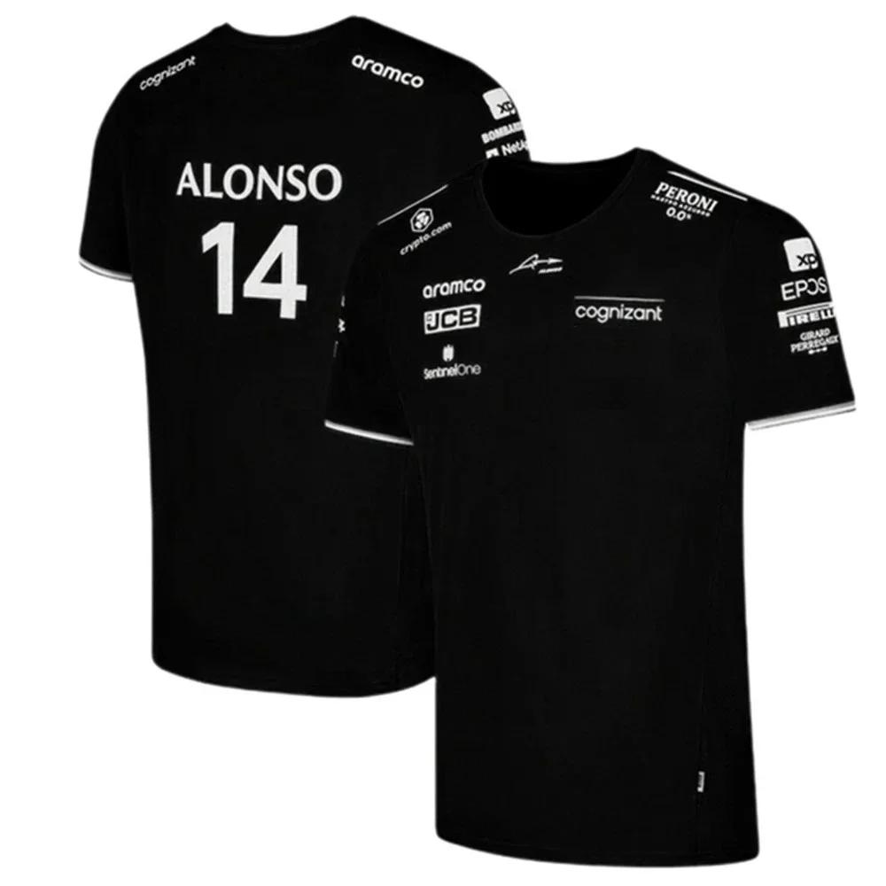 ETST41 New Men T shirt Spanish Tshirt Racing Suit F1 Team T-shirt Men's Summer Outdoor Sports Cycling Suit Large Top Men Clothing 3XL