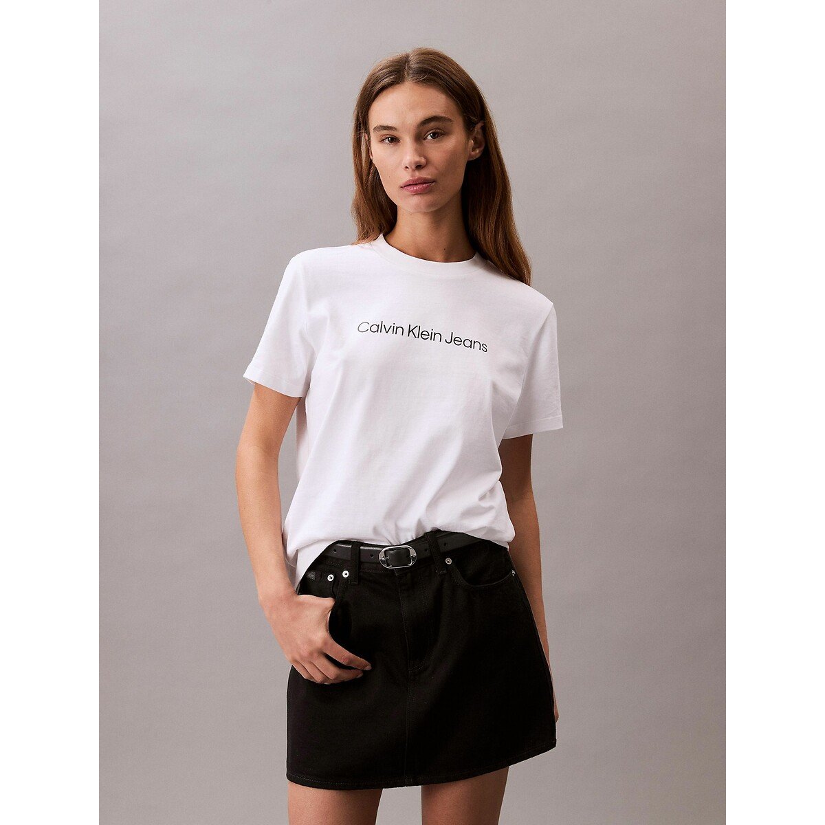 Calvin Klein T-shirt A- INST. LOGO CLASSIC TEE SS