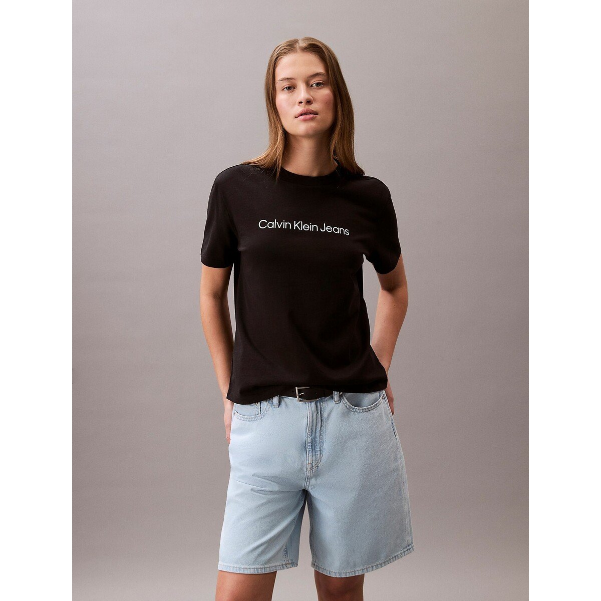 Calvin Klein T-shirt A- INST. LOGO CLASSIC TEE SS