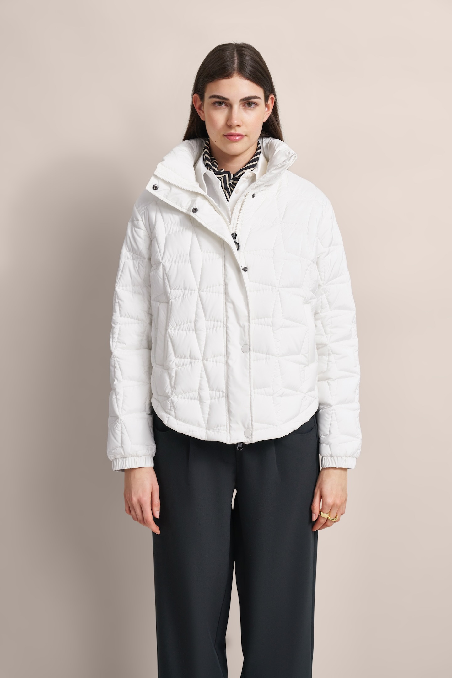 Bugatti Blouson met feminin gestikte ontwerp