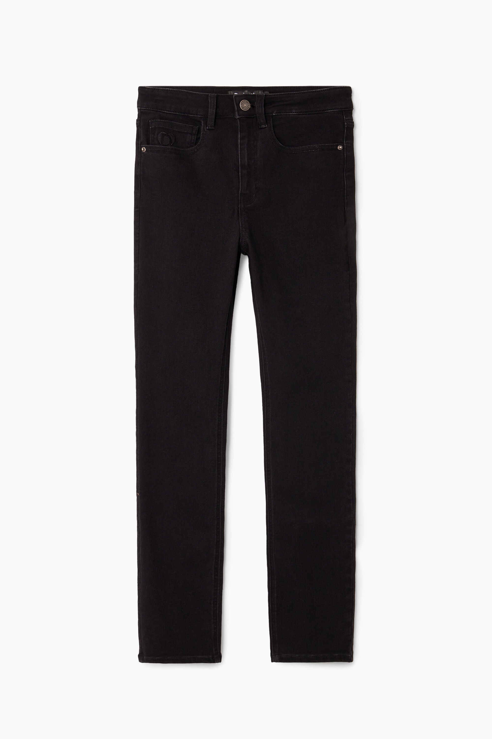 Desigual Slim fit denim jeans - BLACK