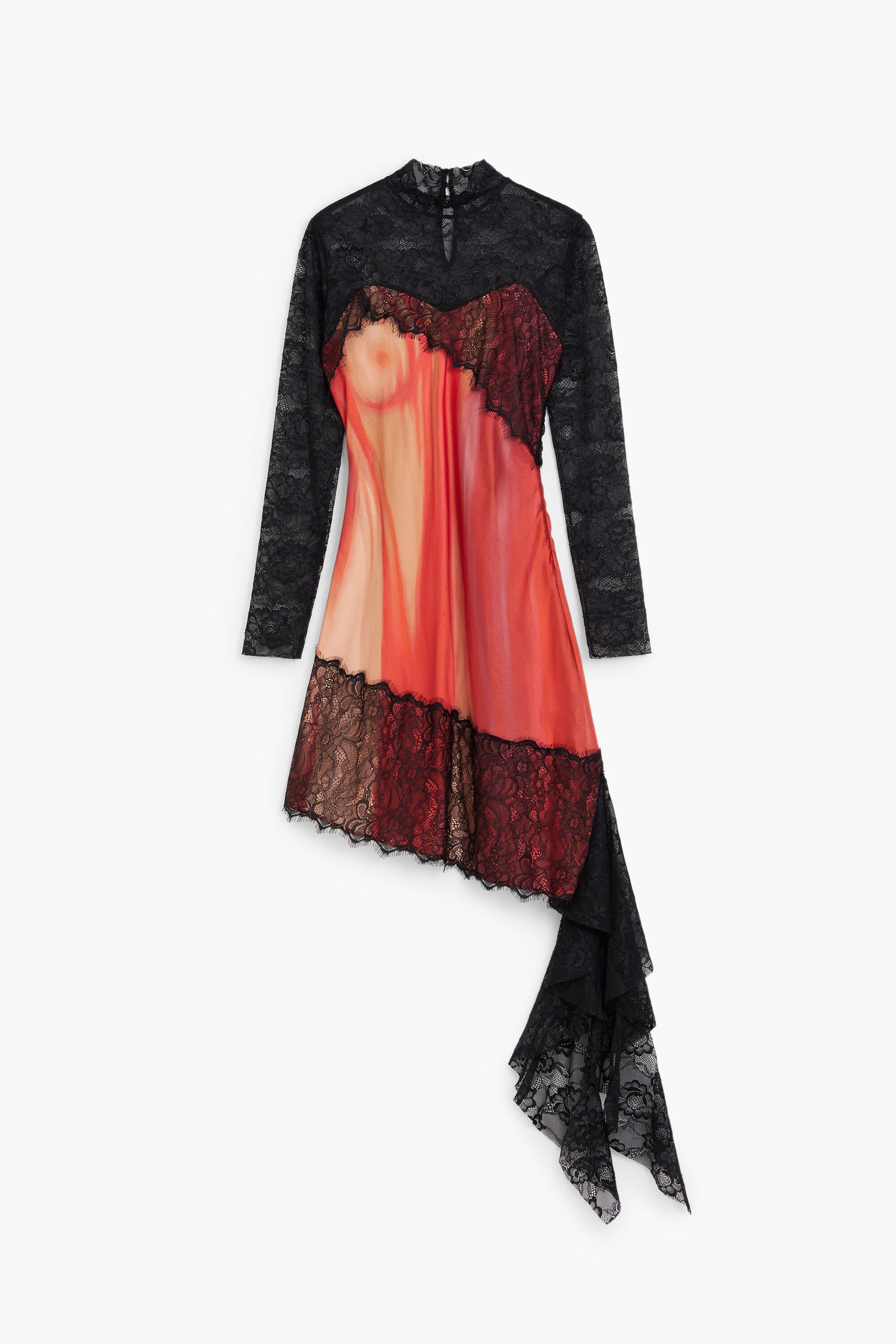 Desigual María Escoté gecombineerd jurk - RED