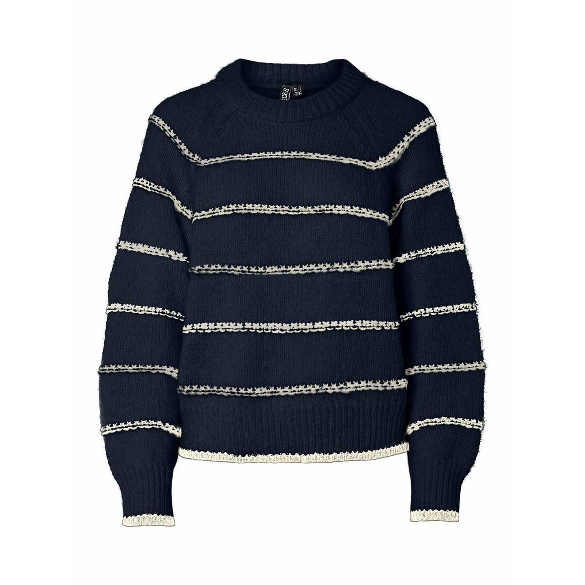 Pieces Gebreide trui PCNELIA LS O-NECK KNIT NOOS BC