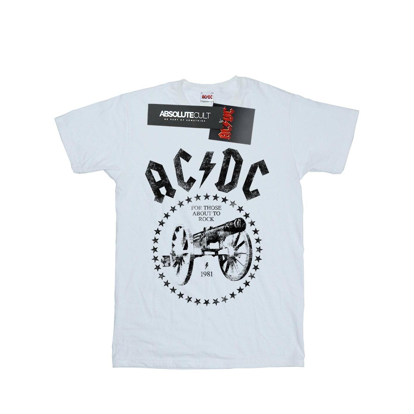 AC/DC Heren We Salute You Cannon T-shirt S