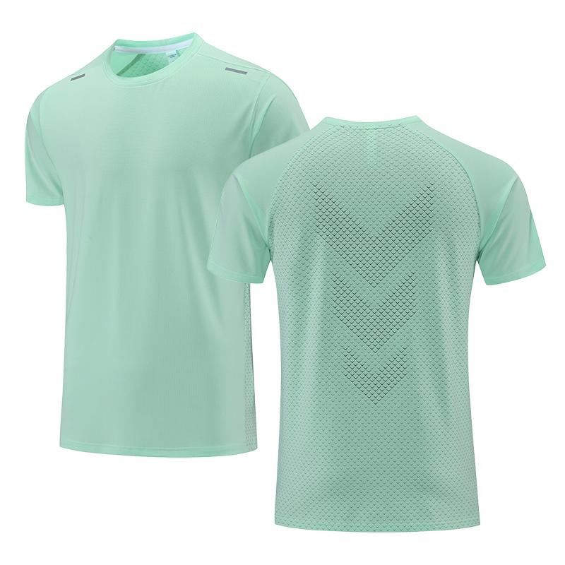 ETST 03 Snel drogende heren hardloop T-shirt Fitness Sport Top Gym Training Shirt Ademend Joggen Casual Sportkleding Modieuze Unisex Tops L