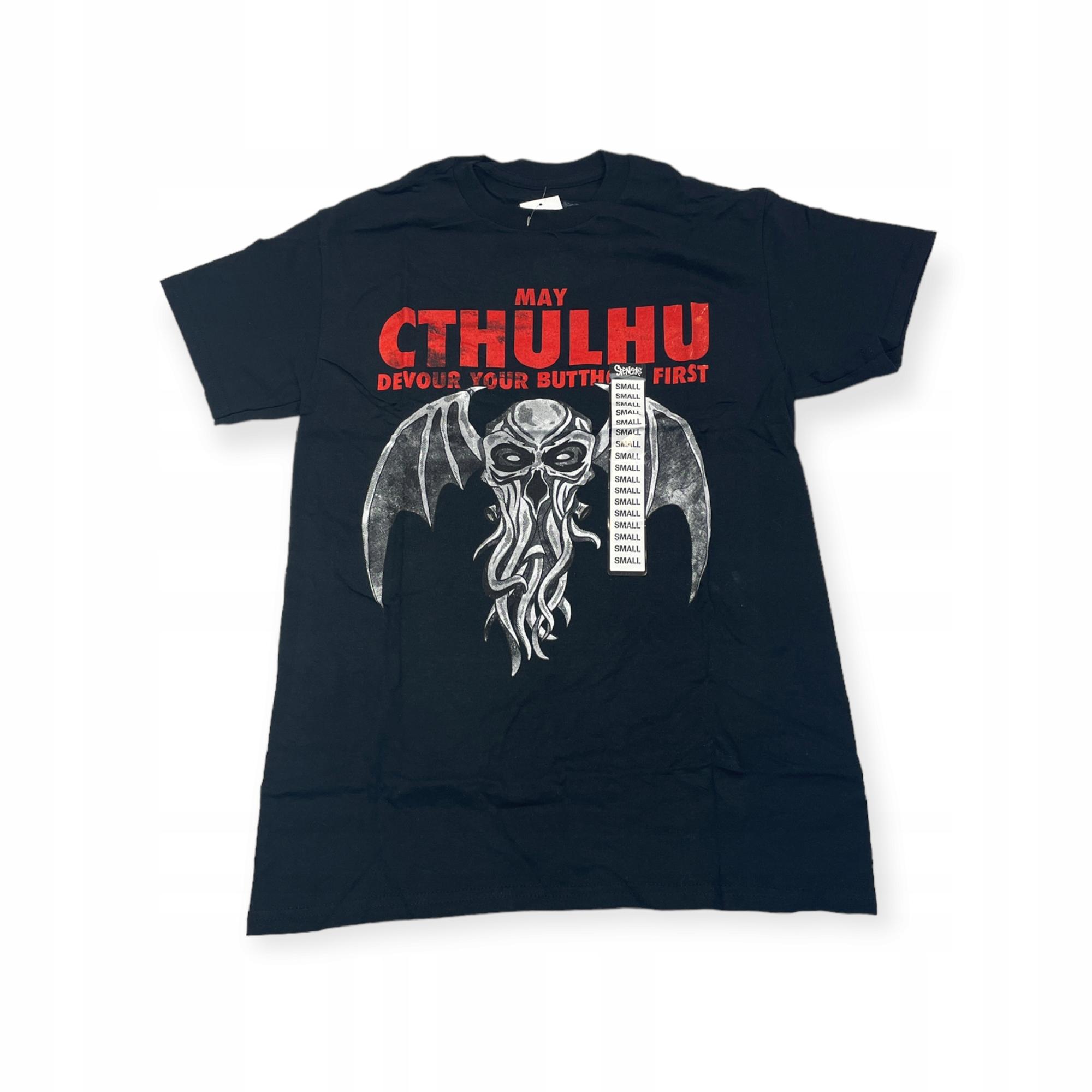 Outletup-clothes Koszulka T-shirt męski okrągły dekolt SPENCER'S NADRUK M