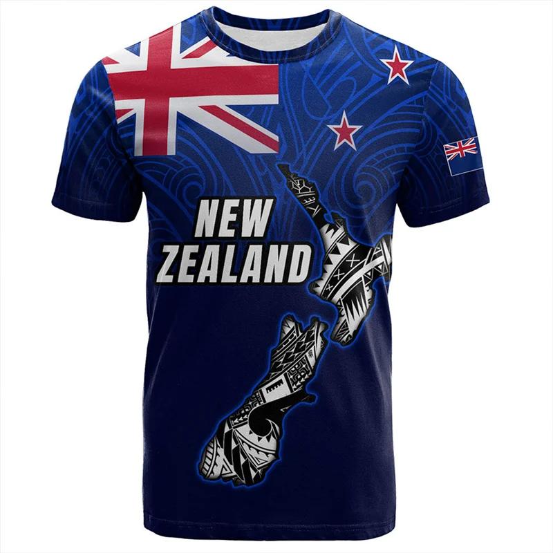 Laoxu 3D Nieuw-Zeeland Maori Rugbybal Bedrukt T-shirt Sport Fitness Sneldrogende T-shirts Voor Mannen Kindermode Hawaïaanse Gymkleding Tops 5XL