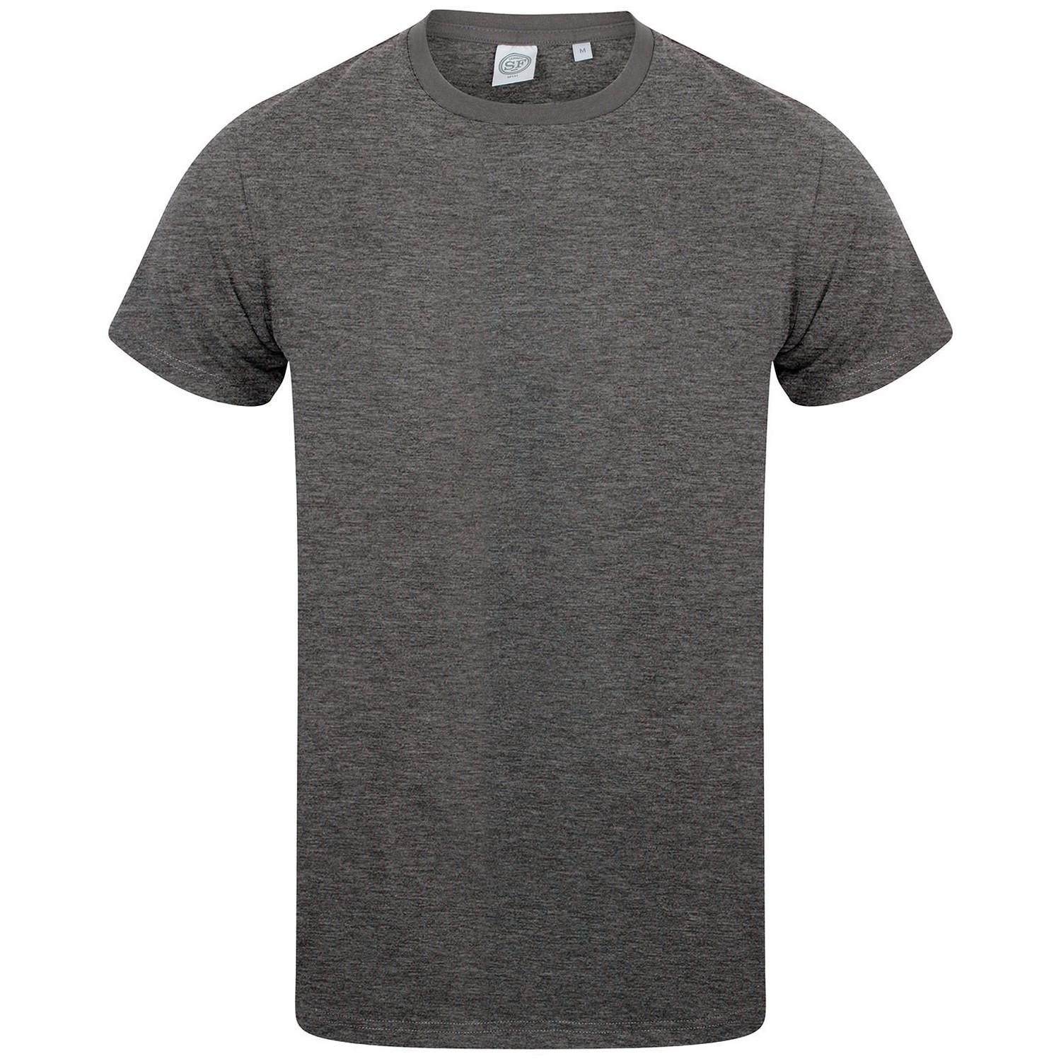Skinni Fit Heren Feel Good Heather Stretch T-shirt M
