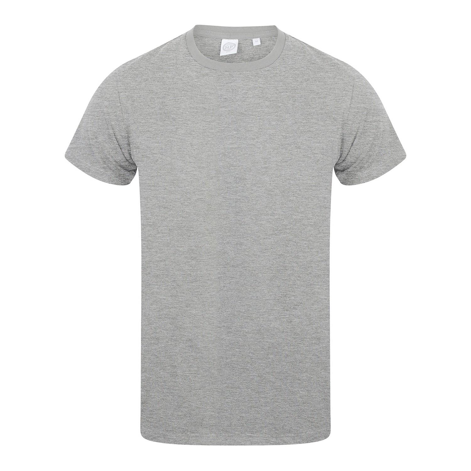 Skinni Fit heren feel good gemêleerd katoenen stretch-T-shirt L