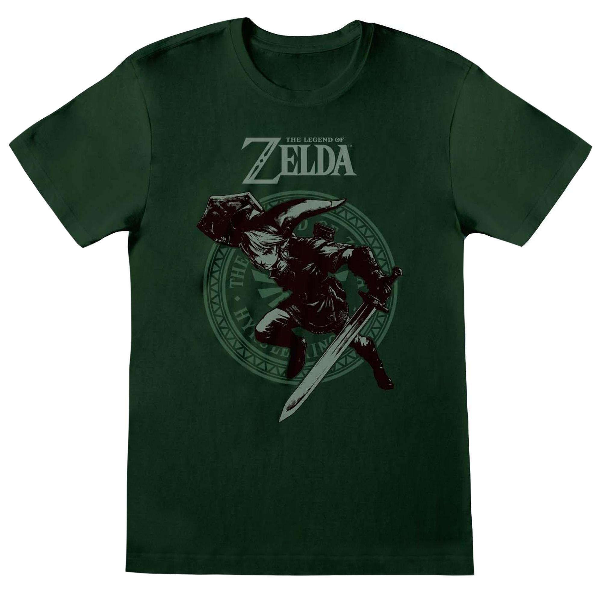 Pertemba FR - Apparel Legende van Zelda Heren Link Pose T-shirt S
