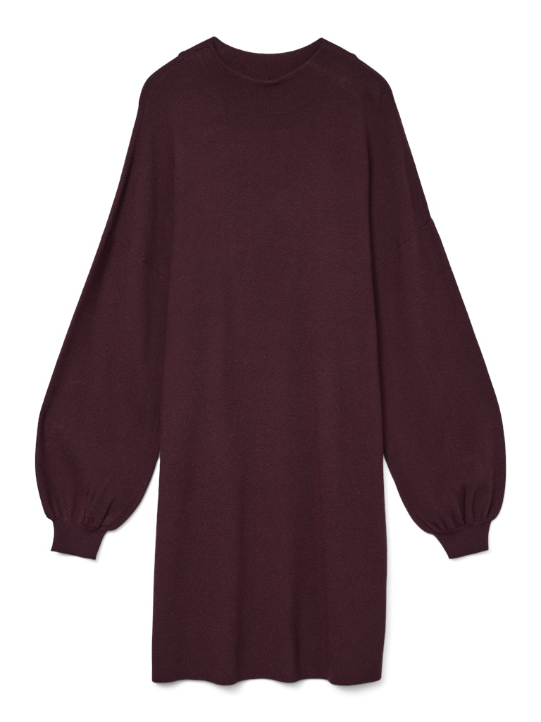 Vero Moda Vmnancy ls funnelneck dress noos bordeaux