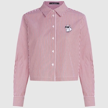 Karl Lagerfeld Overhemd  IKON CHOUPETTE CROPPED SHI