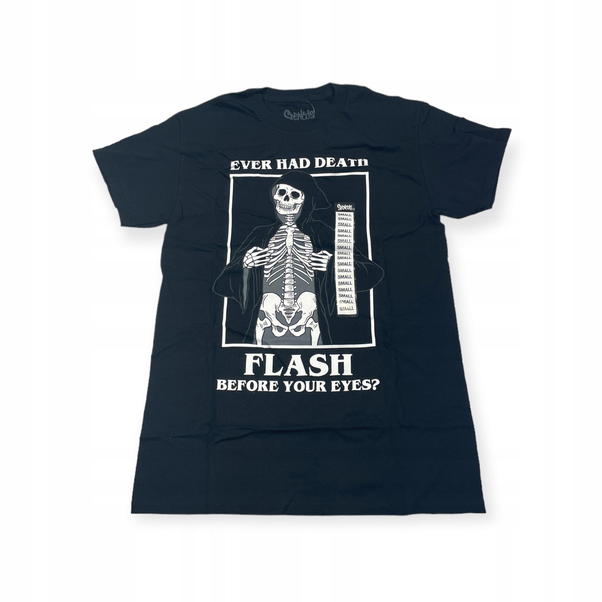 Outletup-clothes Koszulka T-shirt męski okrągły dekolt SPENCER'S NADRUK S