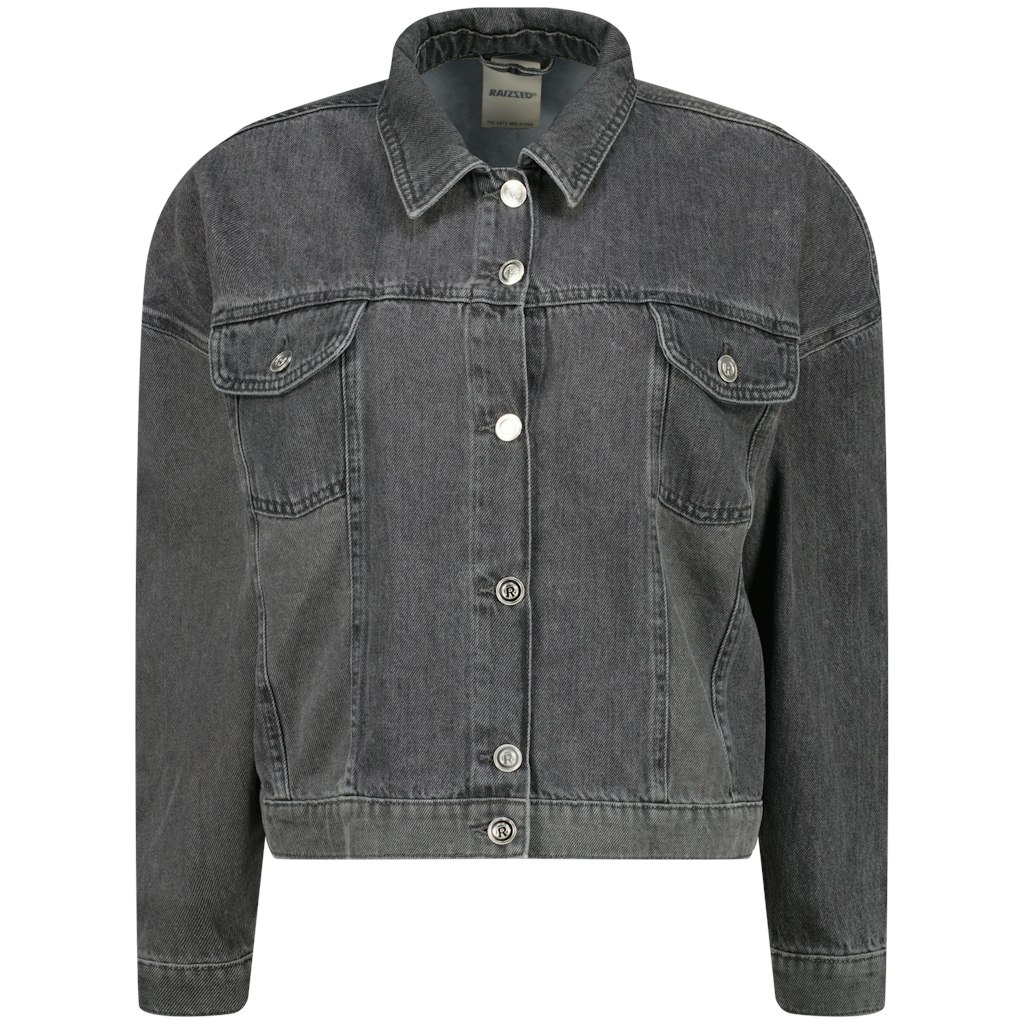 Raizzed Veronica star jacket grey denim