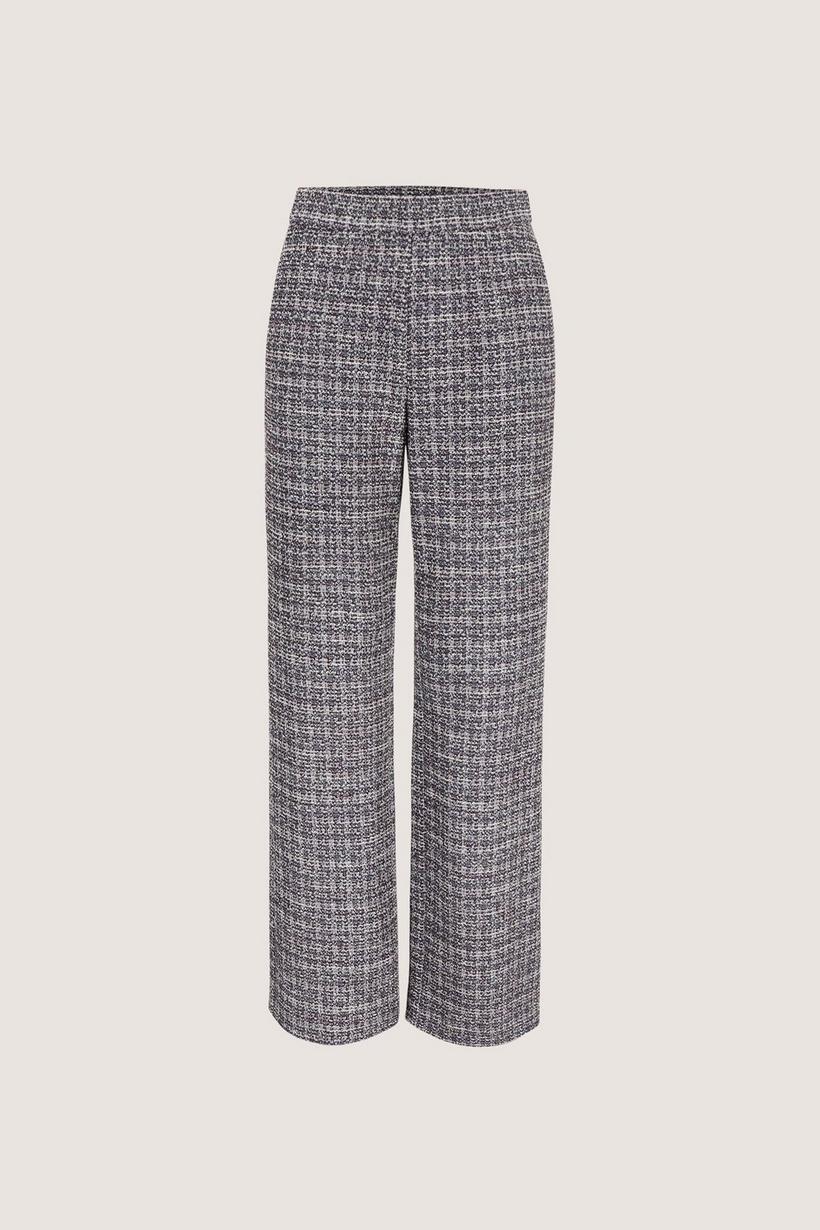 Mayerline Wijde Broek In Jersey Tweed Met Lurex