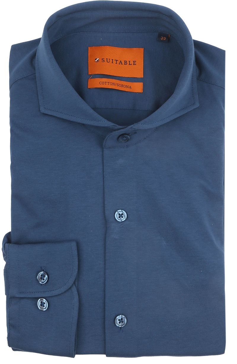 Suitable Sorona Overhemd Denim Blauw