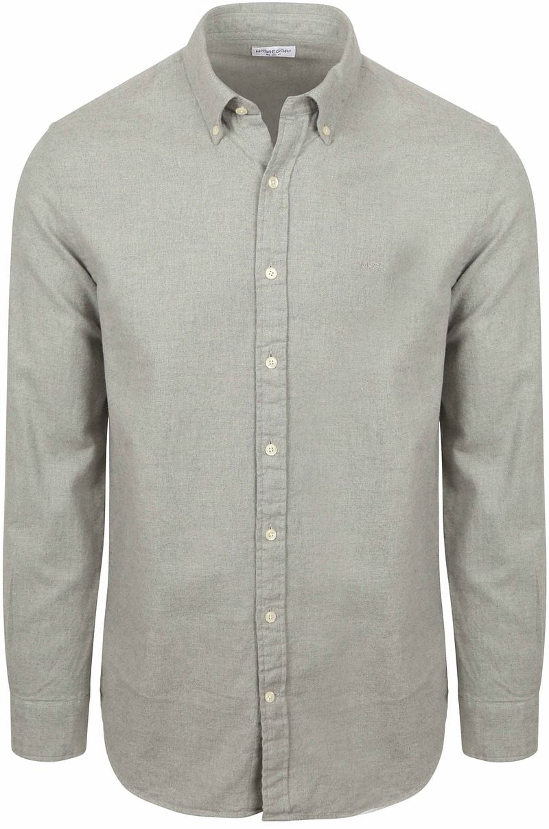 McGregor Overhemd Flanel Melange Grijs