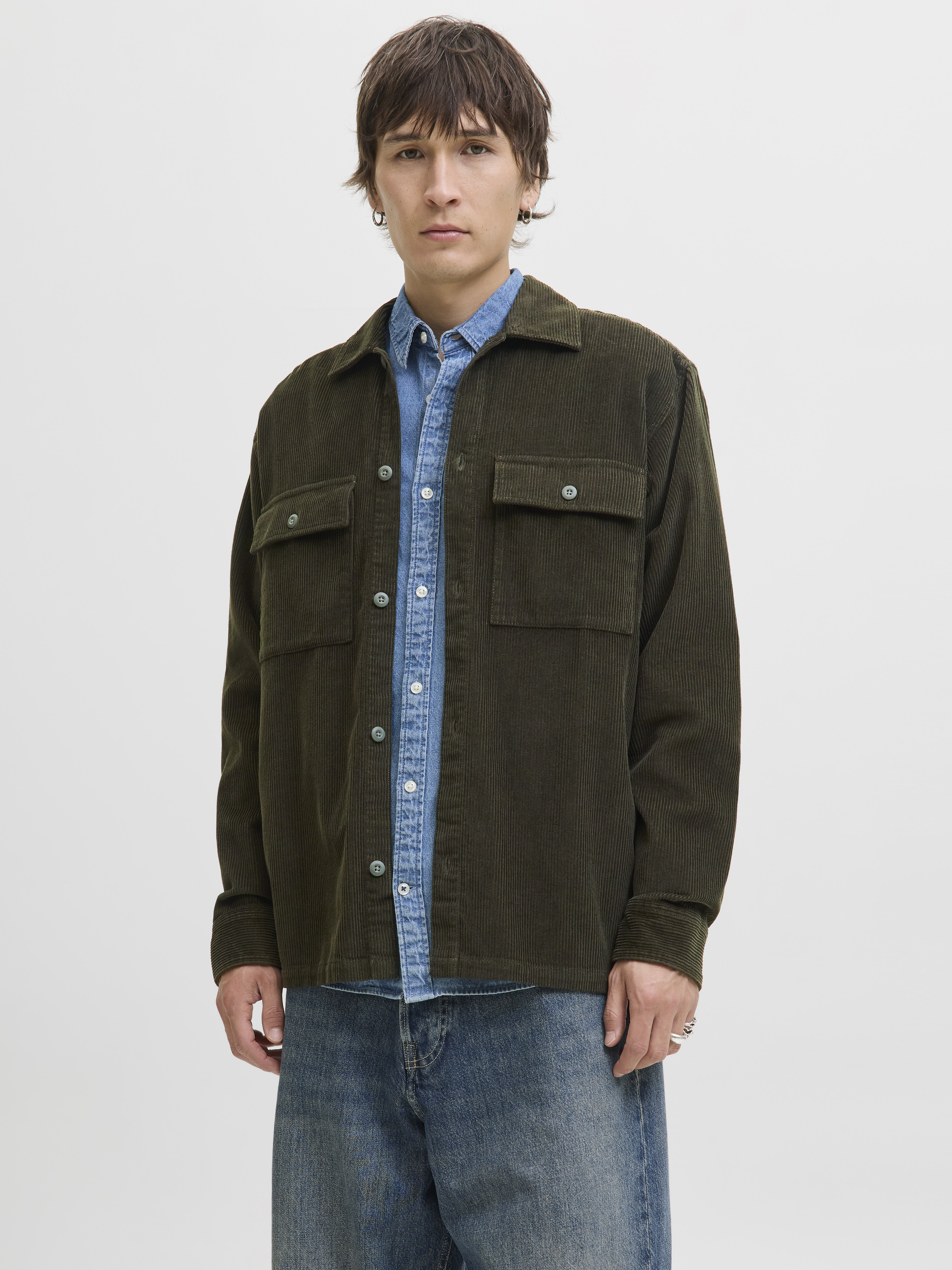 Jack & Jones Jjeperfect corduroy overshirt ls sn