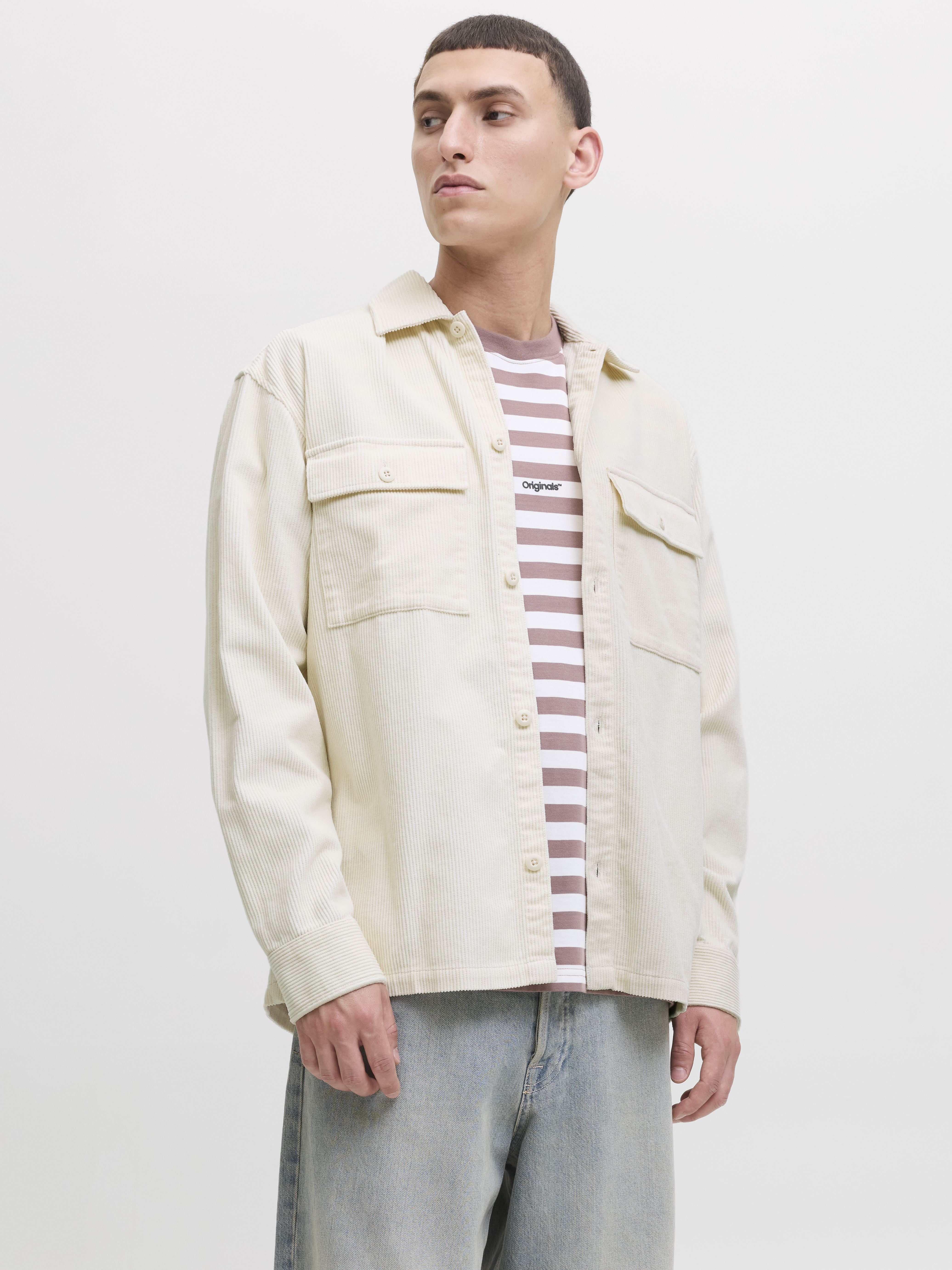 Jack & Jones Jjeperfect corduroy overshirt ls sn
