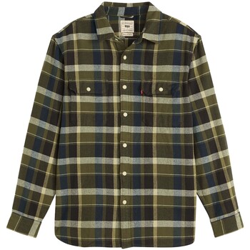 Levi's Overhemd Lange Mouw Levis Jackson Worker Medina Plaid Deep Depths