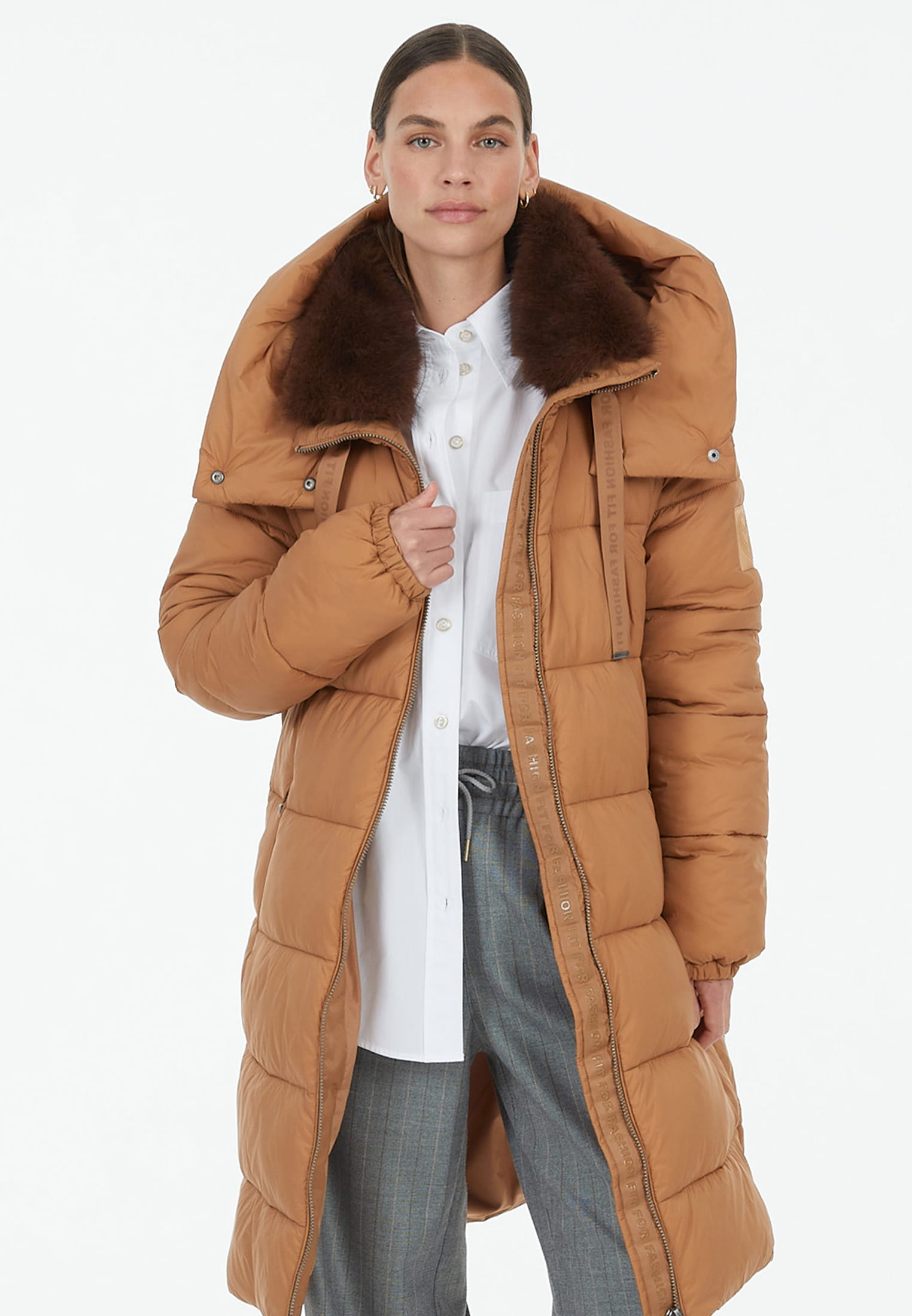 MARC AUREL Puffer-Mantel mit Kapuze