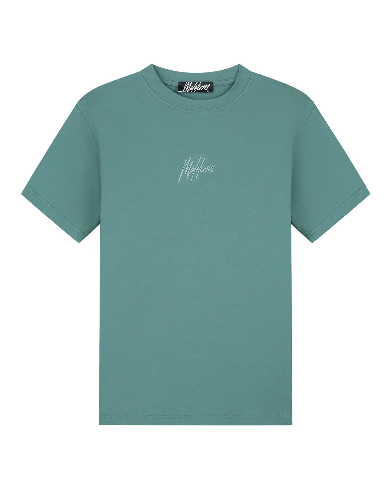 Malelions men striped signature t-shirt mm1-aw25-03 400 green