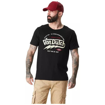 Von Dutch T-shirt Korte Mouw  Tshirt TEE SHIRT SLUB AVEC LOGO