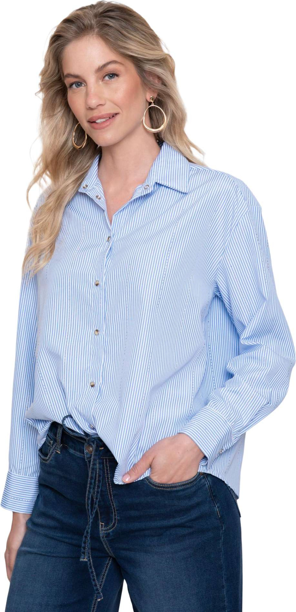 Geisha Blouse blue