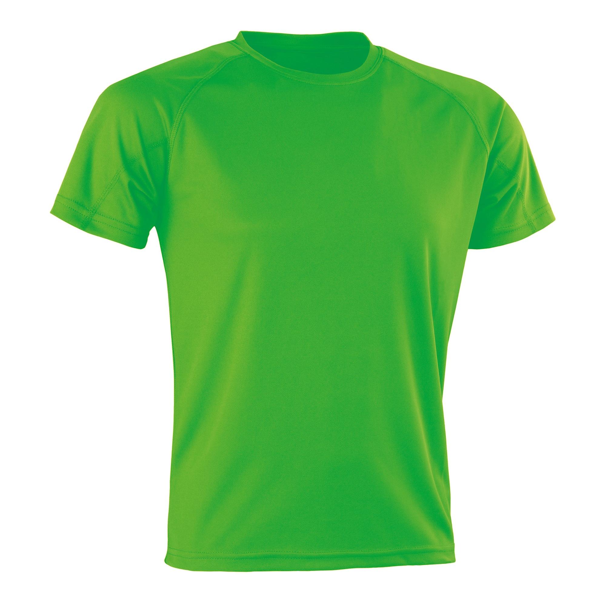 Spiro Volwassenen Unisex Impact Aircool T-shirt S groen