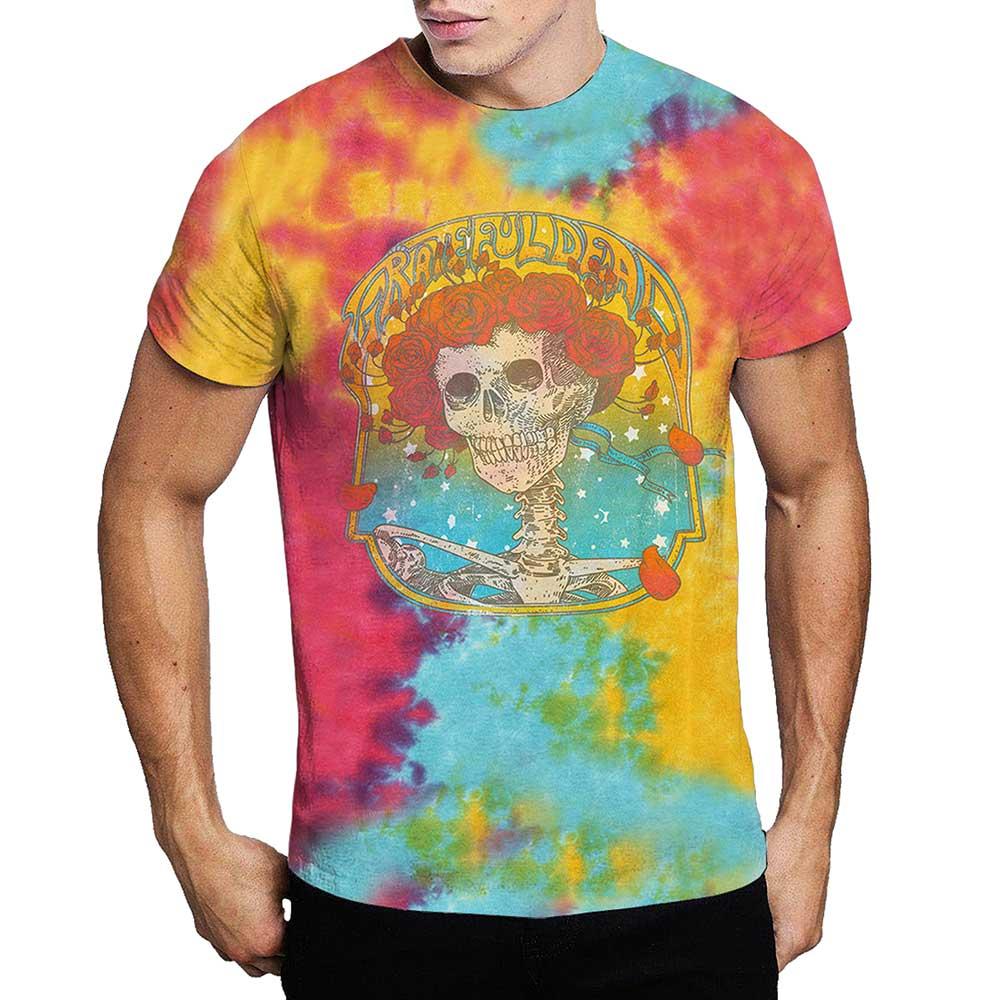 Pertemba FR - Apparel Grateful Dead Unisex volwassen Bertha Frame Tie Dye T-shirt XXL zwart