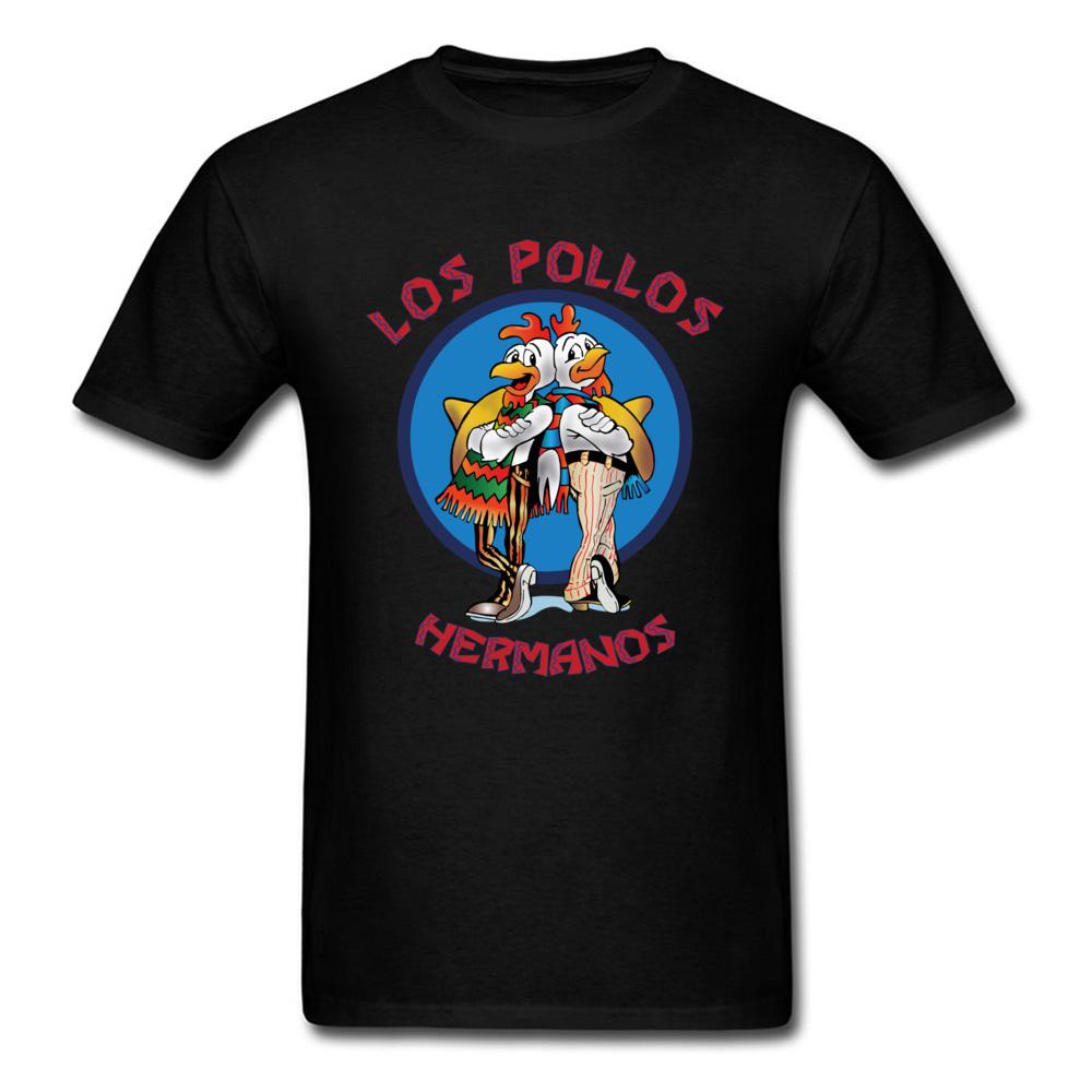 Jacket and Zipper Hoodie NO.1 Los Pollos Hermanos T-shirts Breaking Bad Print Streetwear Mannen Vrouwen Mode Puur Katoen Korte Mouw T-shirt Tees Tops Kleding M