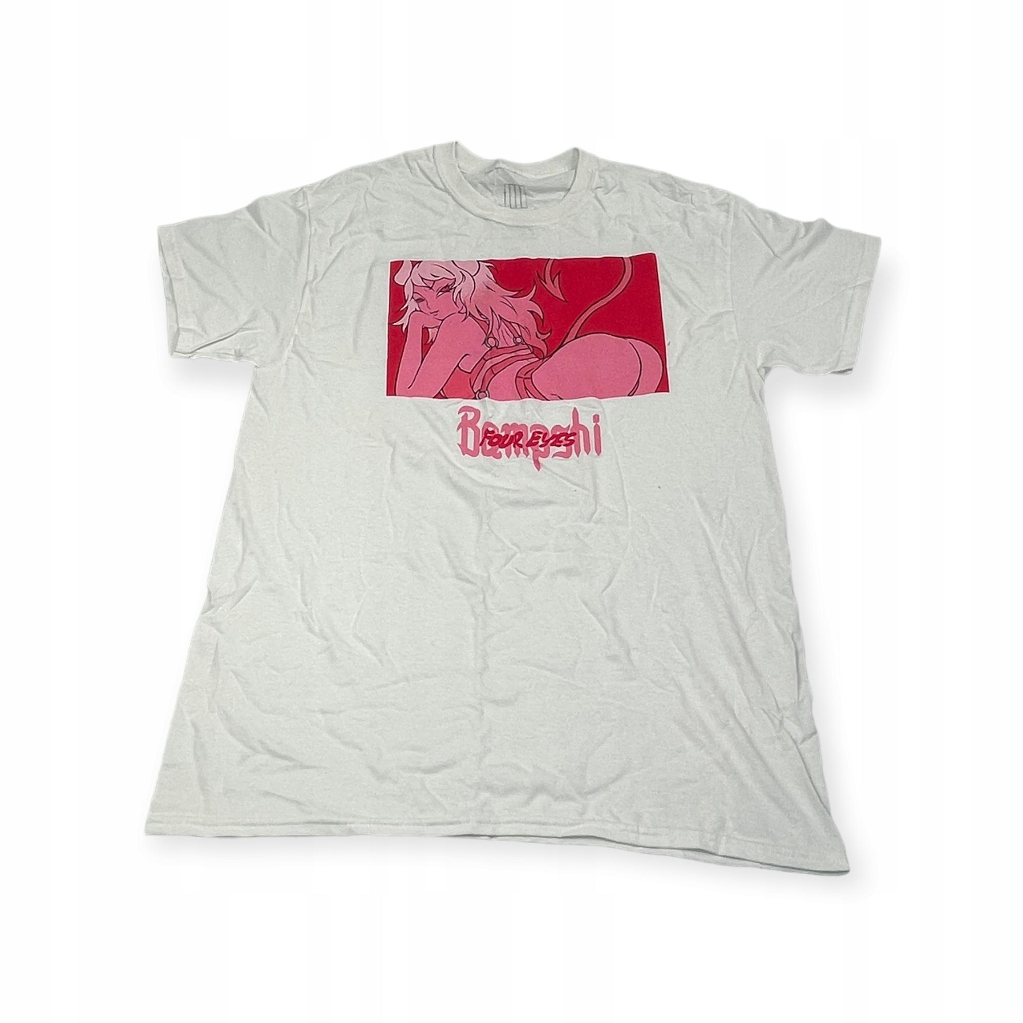 Outletup-clothes Koszulka T-shirt męski okrągły dekolt SPENCER'S FOUREYES L
