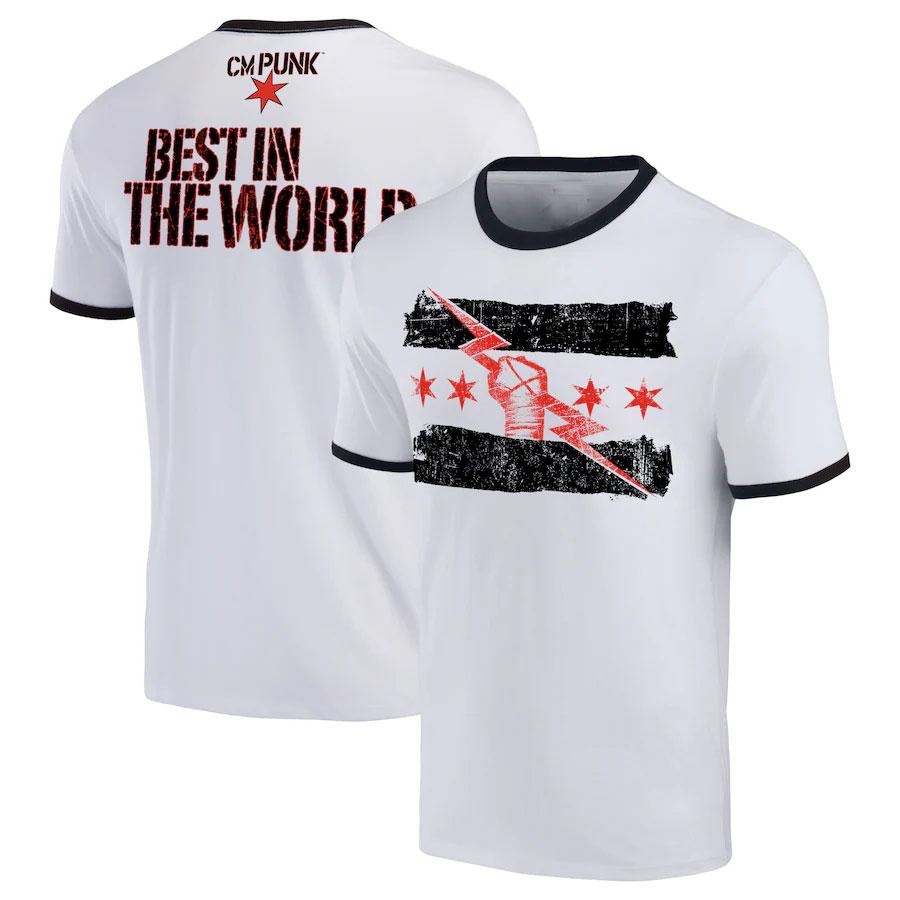 Plus Size FUGUIS 2024 Nieuwe Mode Heren CM PUNK T-shirt 3D Print Heren Dames T-shirt Zomer Korte Mouw Top Oversized Gym Kleding Stoere Man Sportkleding XL