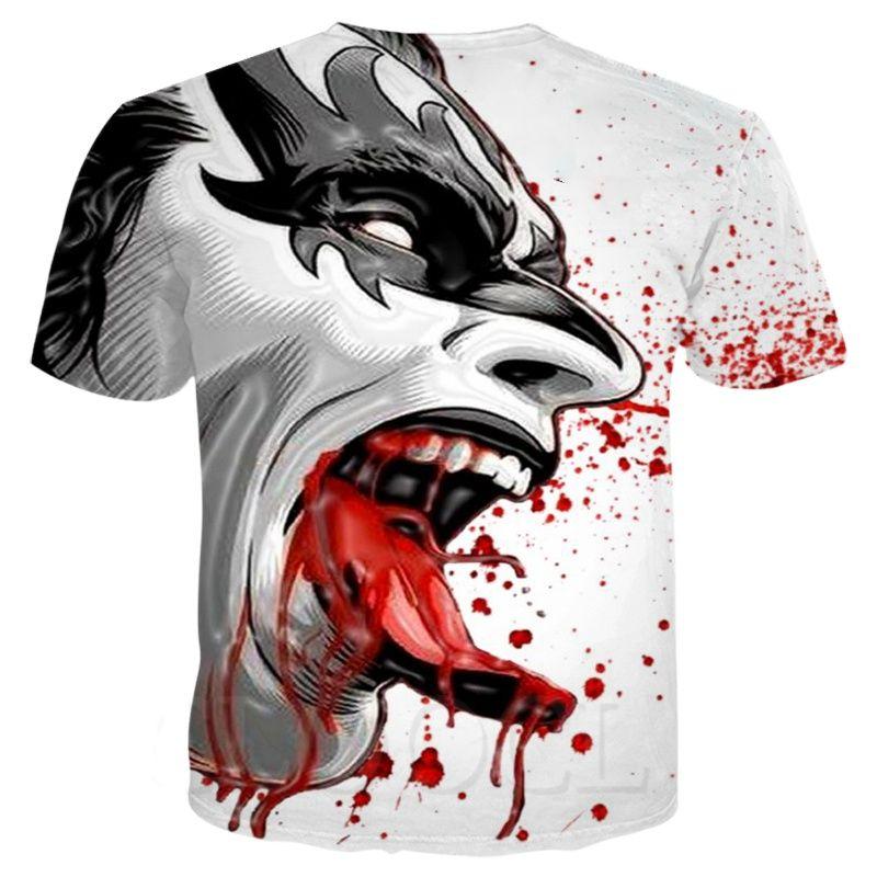 Bobby 2 Zomer nieuw-Rock Kiss Band T-shirt Heren 3D Print Klassieke Korte Mouw Straat Koppel Top Oversized Vrijetijdscomfort T-shirt XL