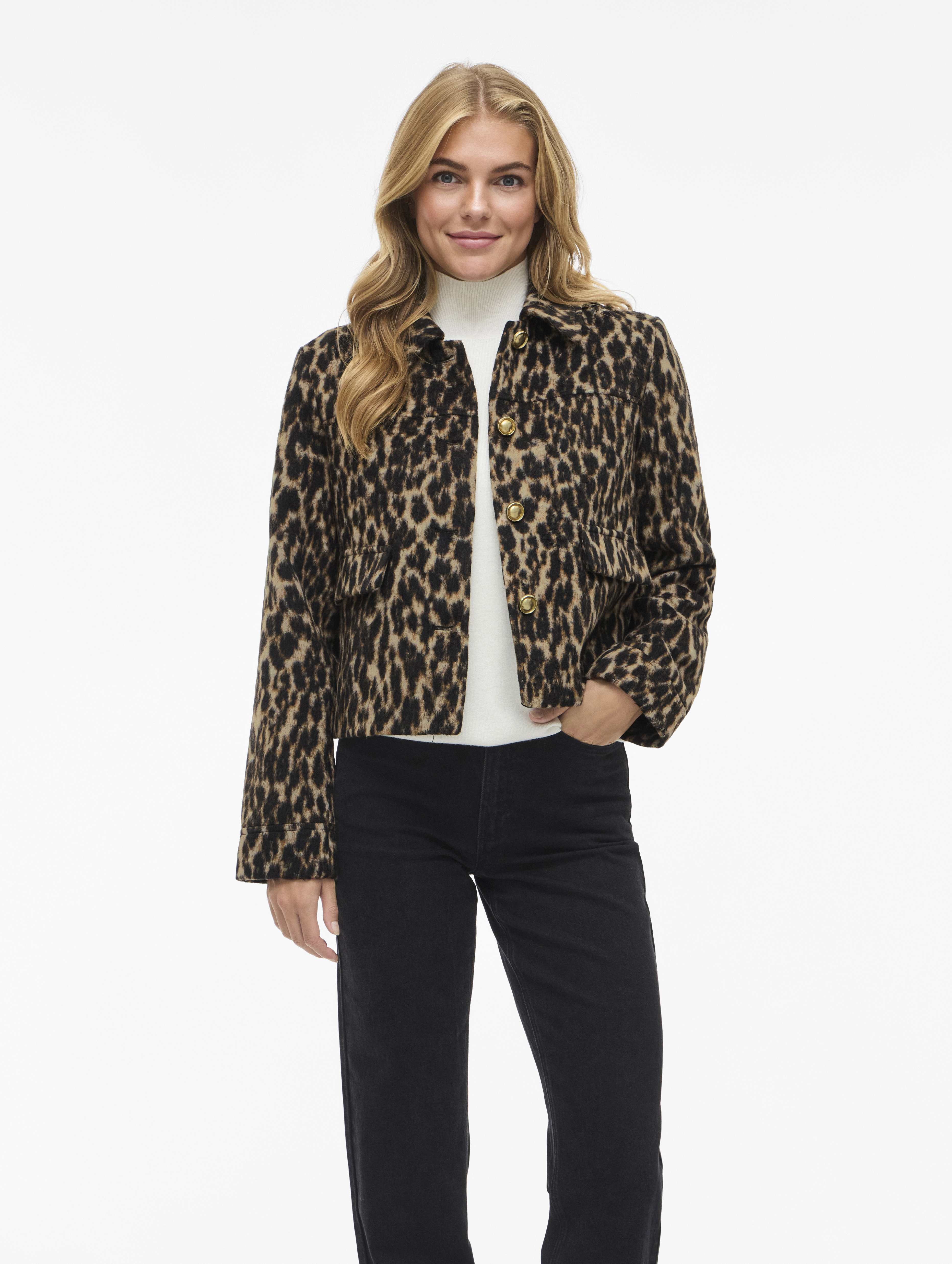Vila Visimba l/s short jacket