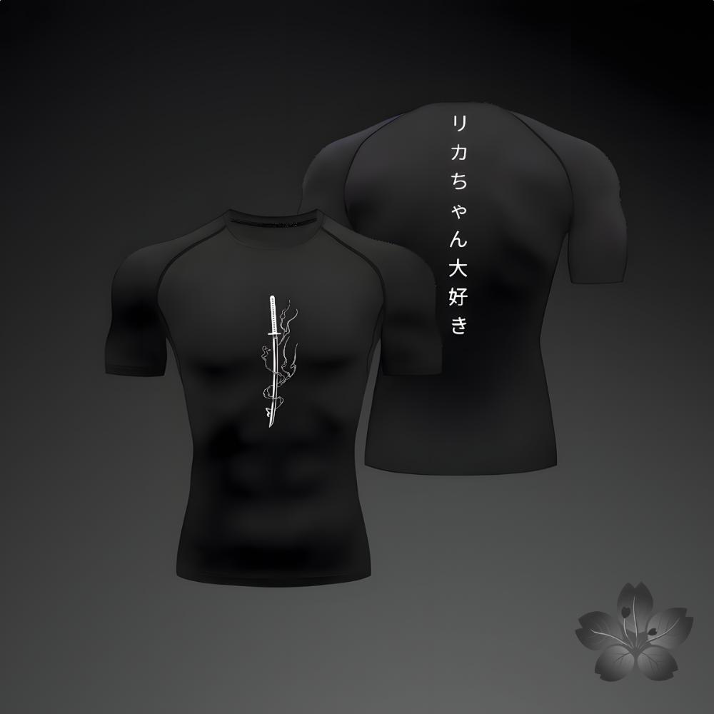 Dress in July Zomer korte mouw T-shirt heren compressie sport T-shirt nieuwe running snel drogende gym jogging shirts rashguard jiu jitsu tops man M