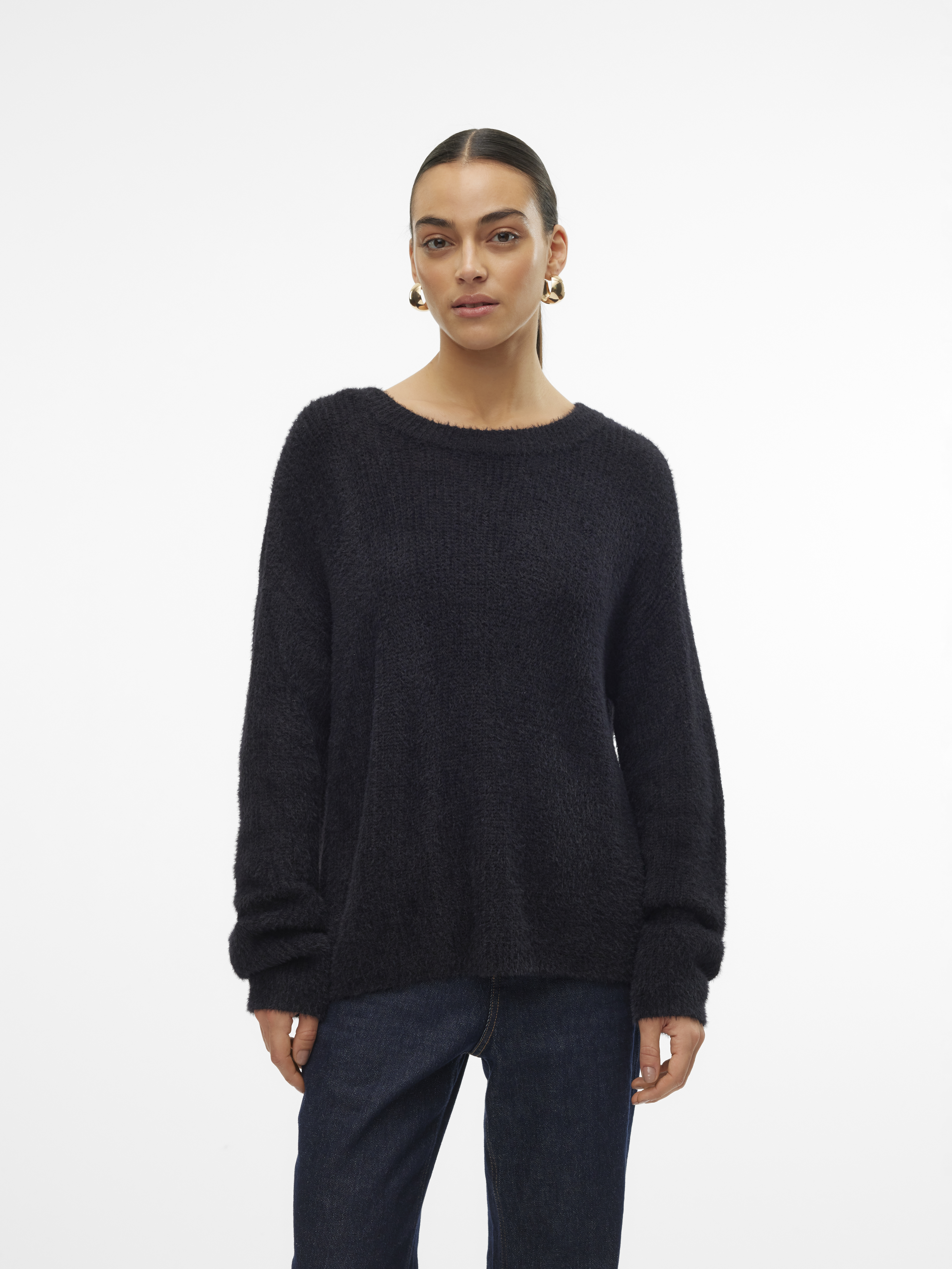 Vero Moda Vmpuff ls o-neck pullover boo