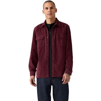 Levi's Overhemd Lange Mouw Levis Jackson Worker Tawny Port Corduroy