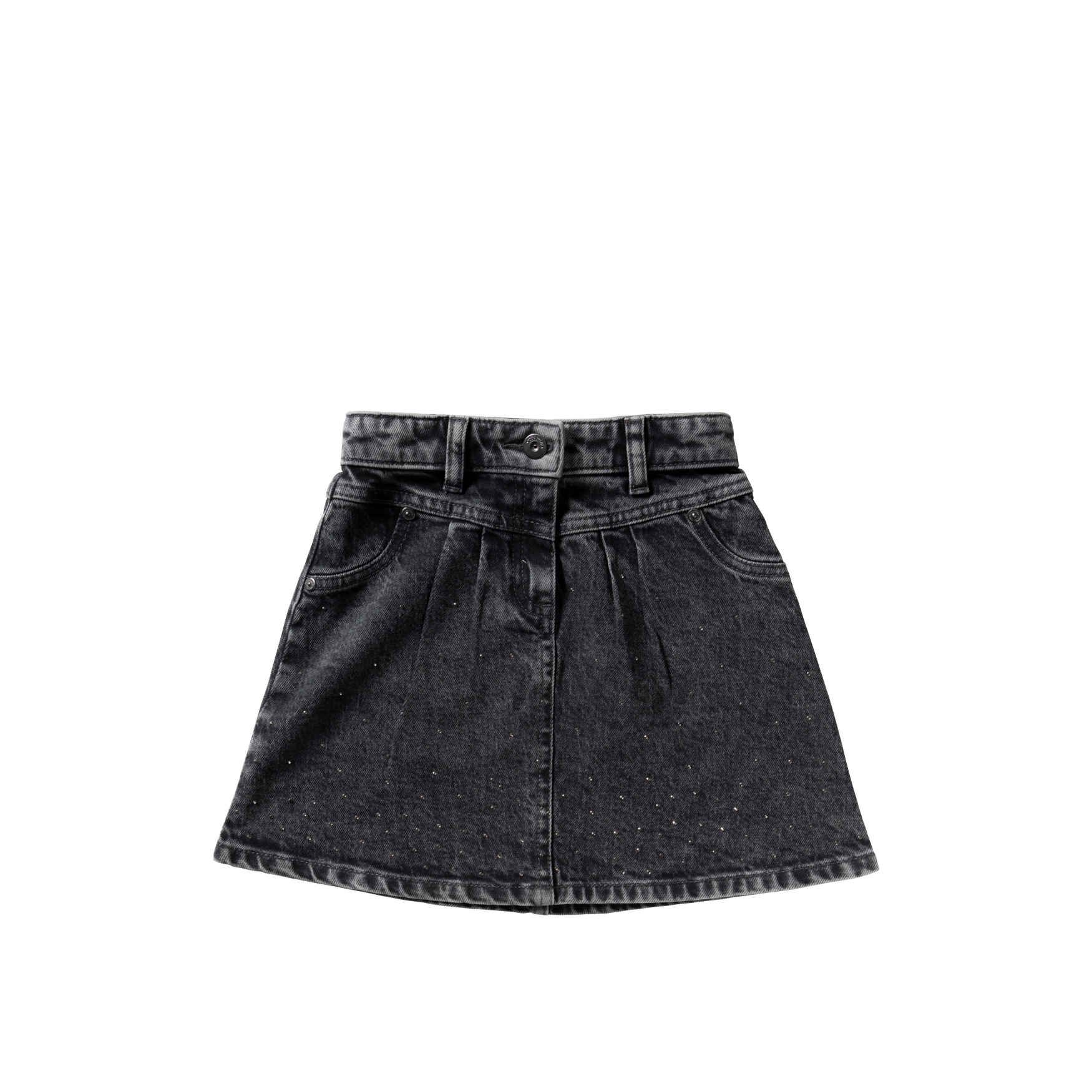 Your wishes winter rok meisjes - grijs - denim, glitter, stretch