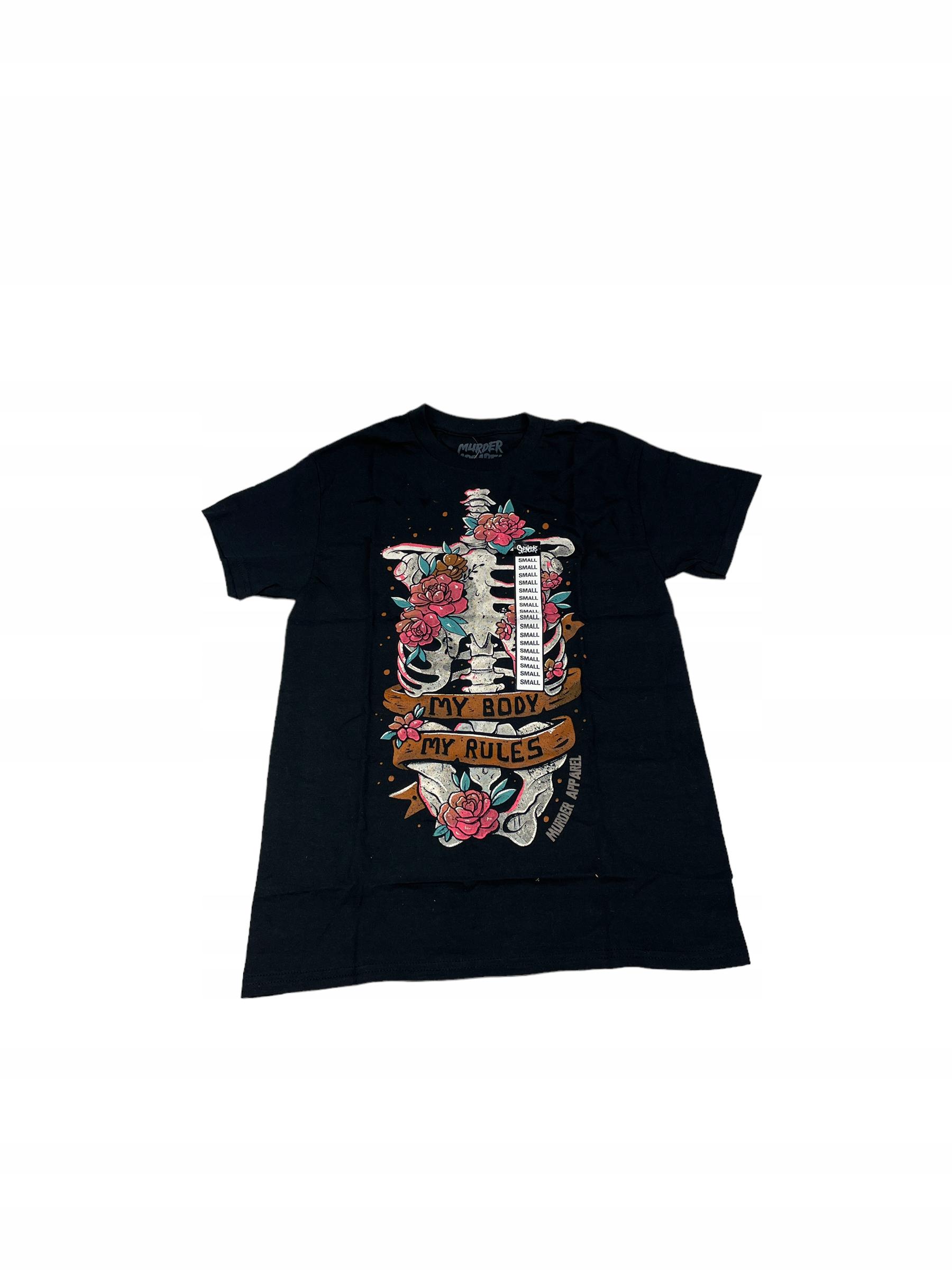 Outletup-clothes Koszulka T-shirt męski okrągły dekolt SPENCER'S MURDER APPAREL M