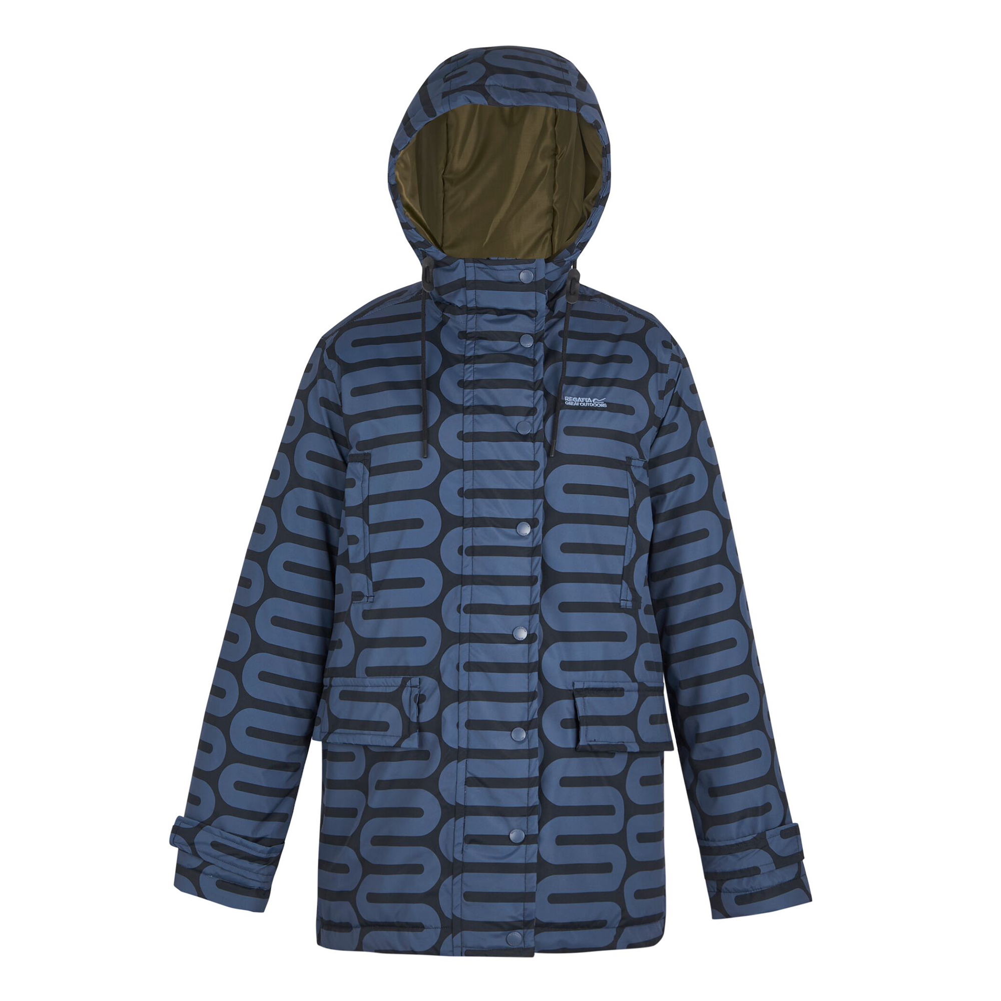 Regatta Dames orla kiely wiggle waterdichte jas halflang