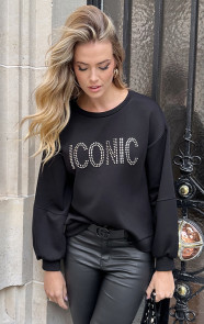 The Musthaves Iconic Studs Sweater Black